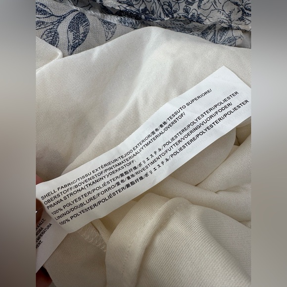 Anthropologie Moon River Blue Floral Ruffle Midi Dress size Small - Picture 12 of 15